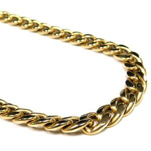 Vintage Birks 14K Gold Thick 9mm Curb Chain Necklace – 16" – 16.4 grams